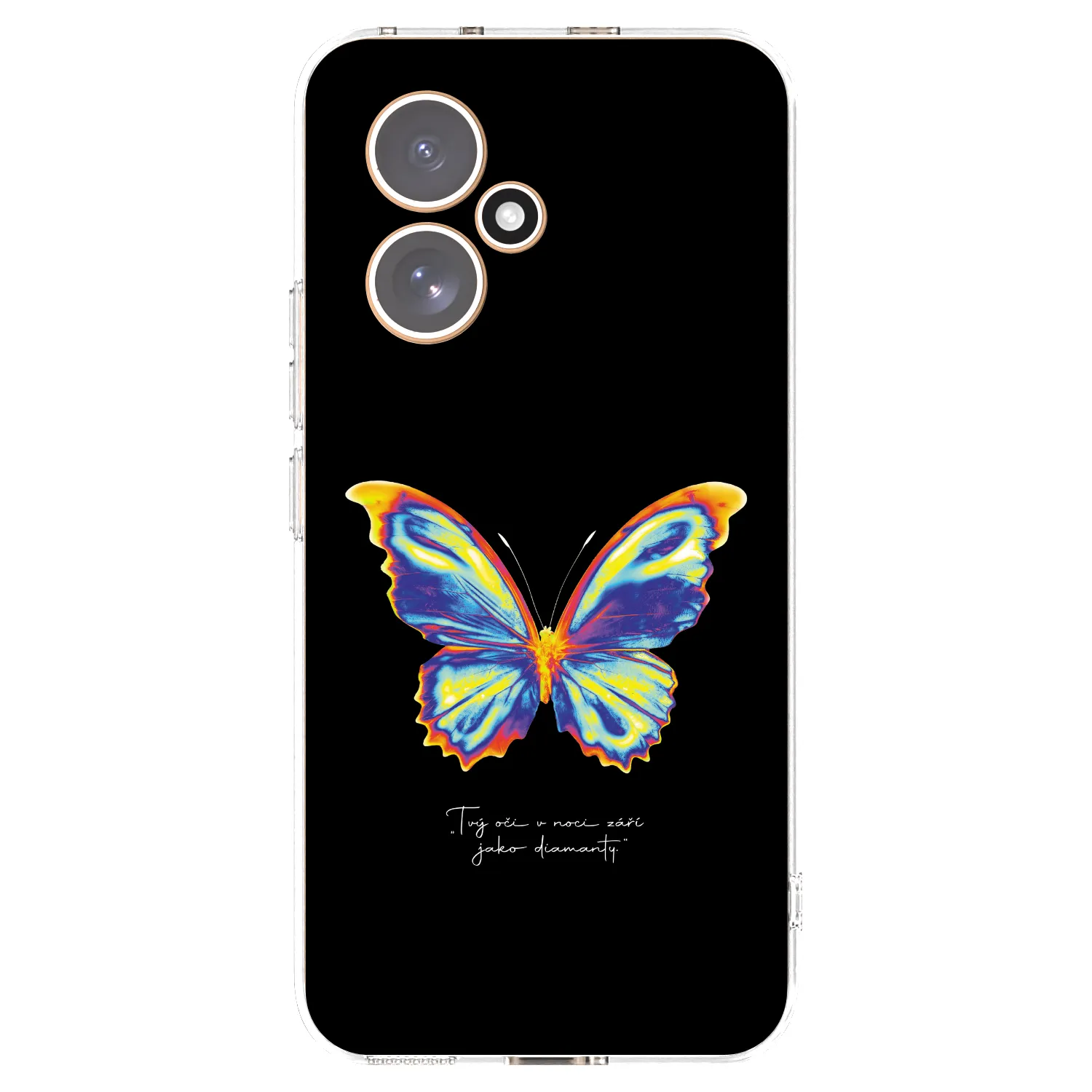Picasee διαφανής θήκη σιλικόνης Honor 400 5G - Diamanty Black