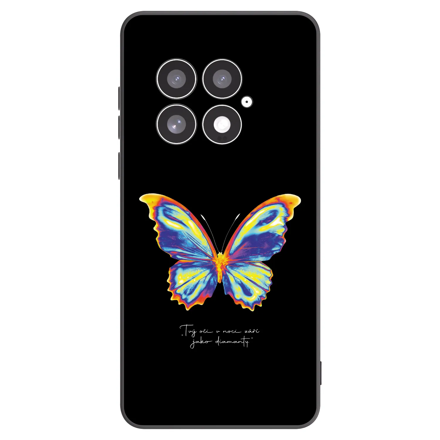 Picasee Μαύρη θήκη σιλικόνης για OnePlus 13 5G - Diamanty Black