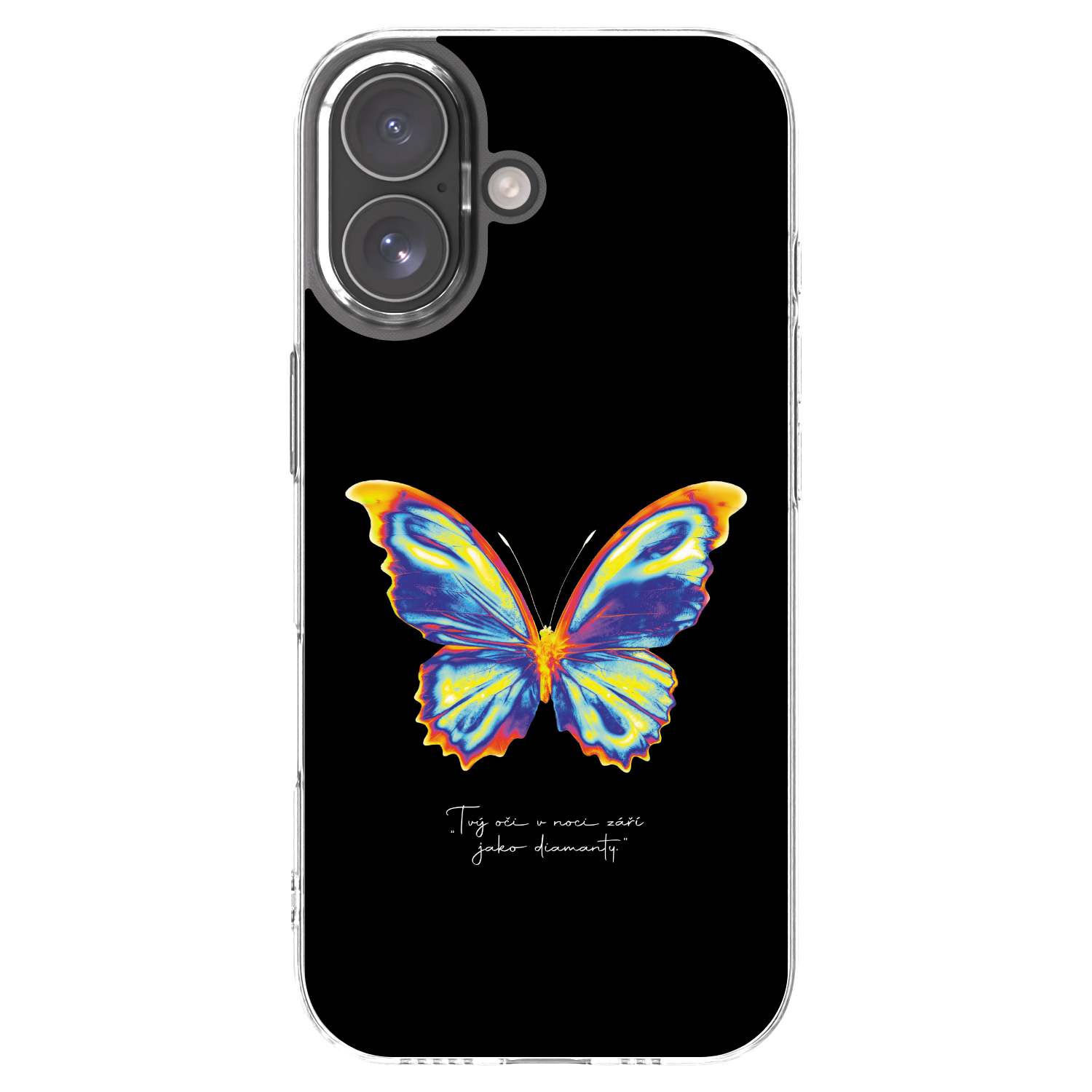 Picasee διαφανής θήκη σιλικόνης Apple iPhone 17 - Diamanty Black