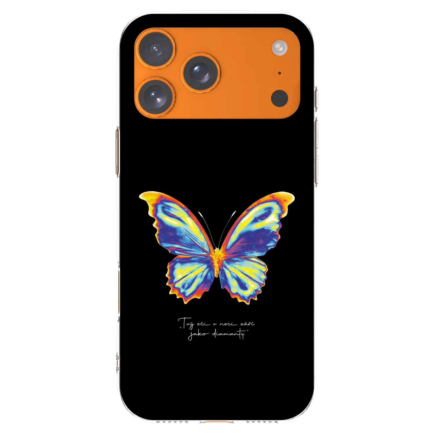 Picasee διαφανής θήκη σιλικόνης Apple iPhone 17 Pro Max - Diamanty Black