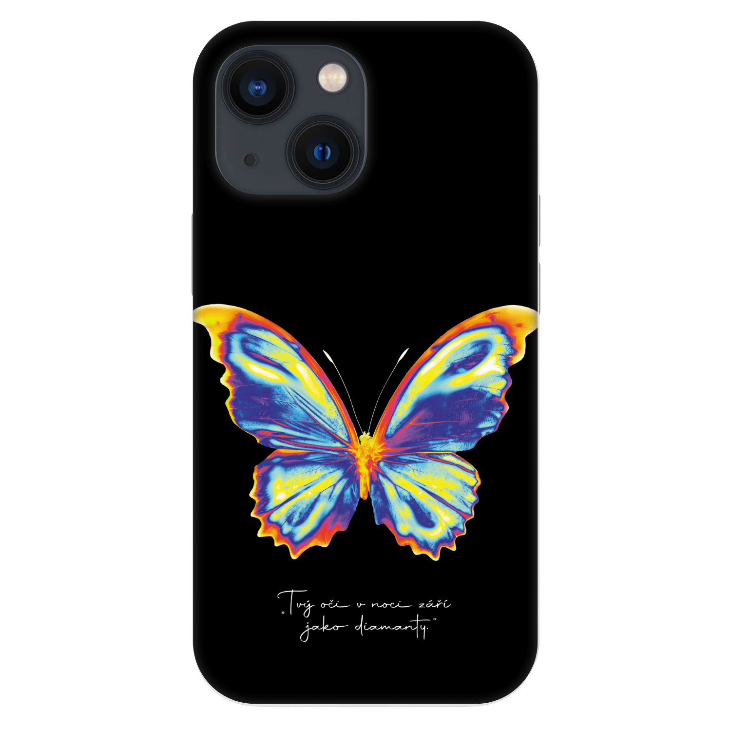 Picasee Fashion Case για Apple iPhone 13 mini - Diamanty Black