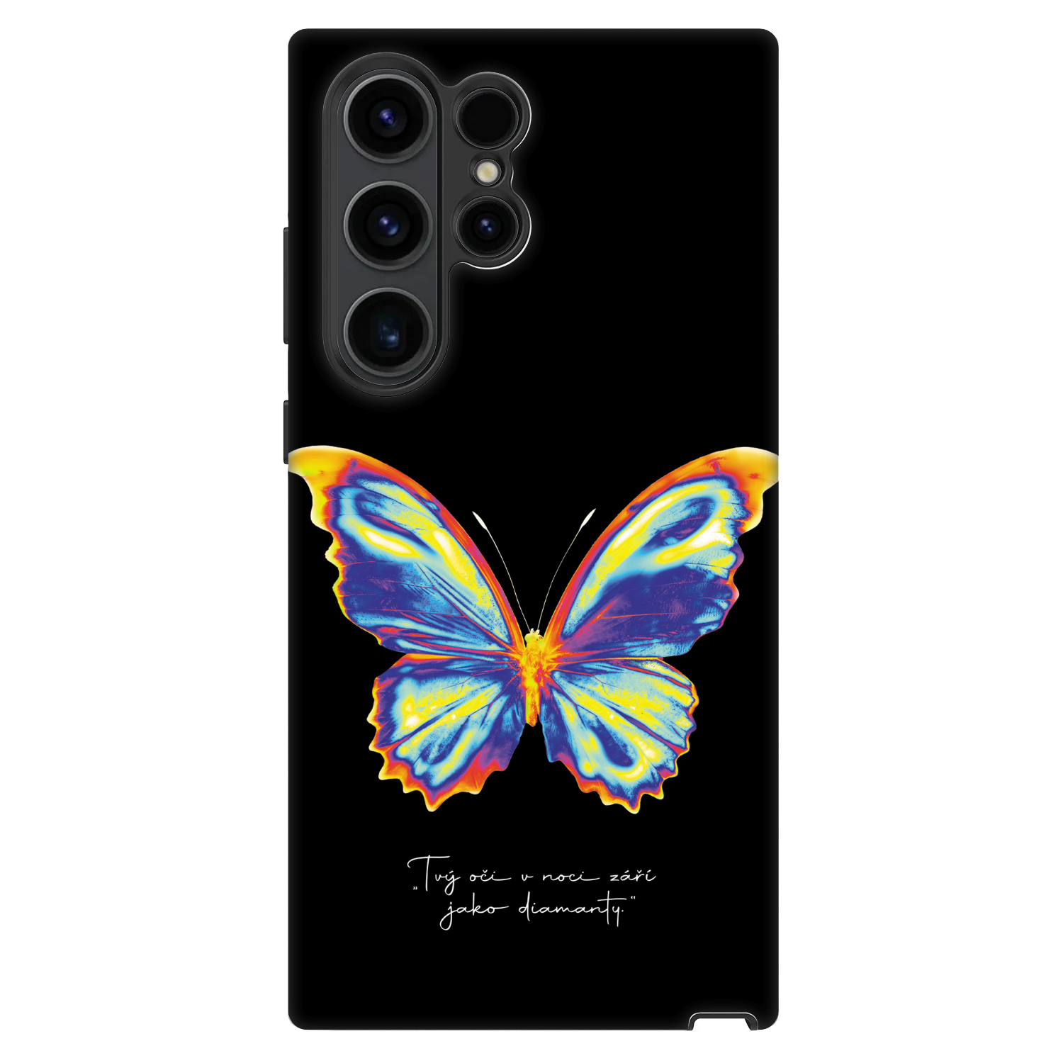 Picasee Fashion Case για Samsung Galaxy S23 Ultra 5G - Diamanty Black
