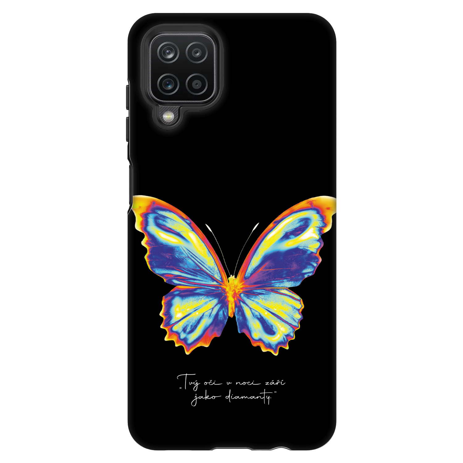 Picasee Fashion Case για Samsung Galaxy A12 A125F - Diamanty Black