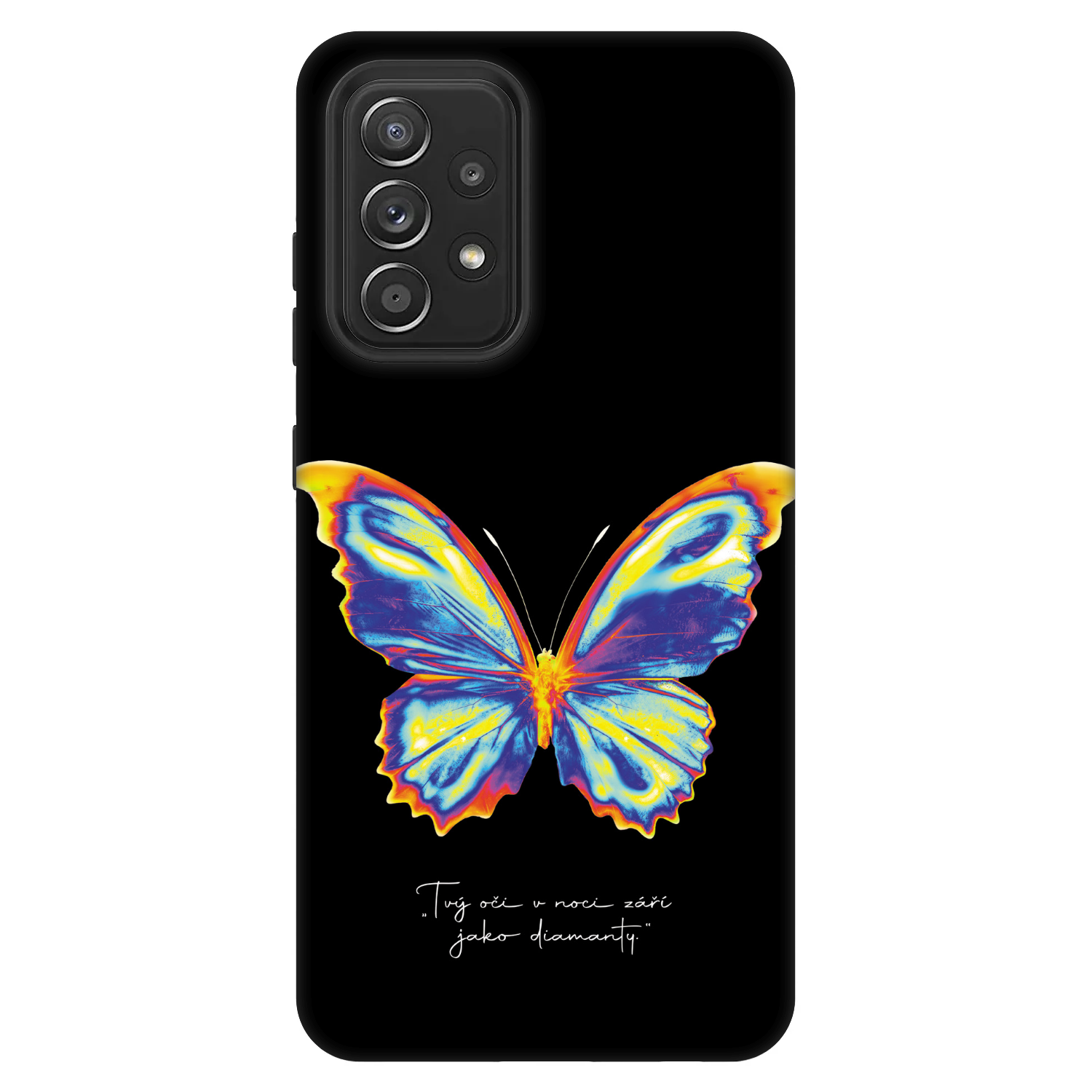 Picasee Fashion Case για Samsung Galaxy A52 5G A525F - Diamanty Black