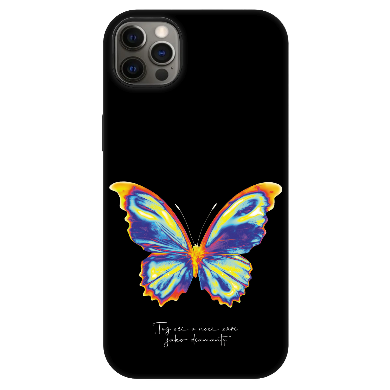 Picasee Fashion Case MagSafe για Apple iPhone 12 Pro Max - Diamanty Black