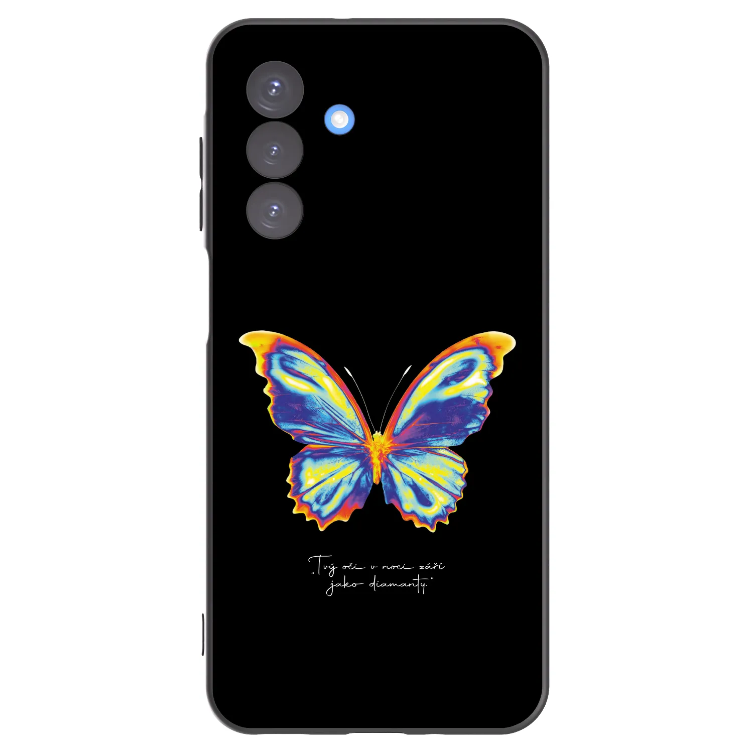 Picasee Μαύρη θήκη σιλικόνης για Samsung Galaxy A17 5G - Diamanty Black