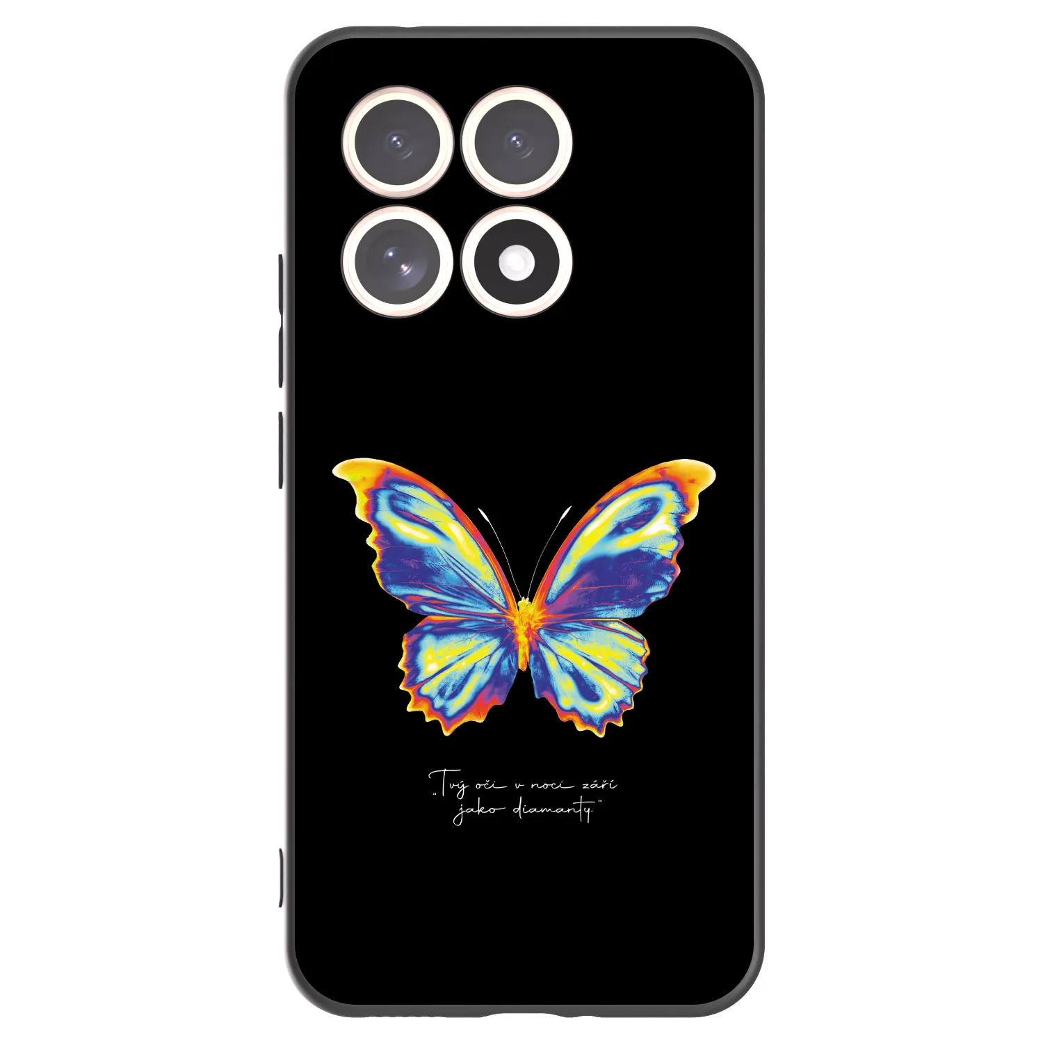 Picasee Μαύρη θήκη σιλικόνης για Xiaomi 15T - Diamanty Black