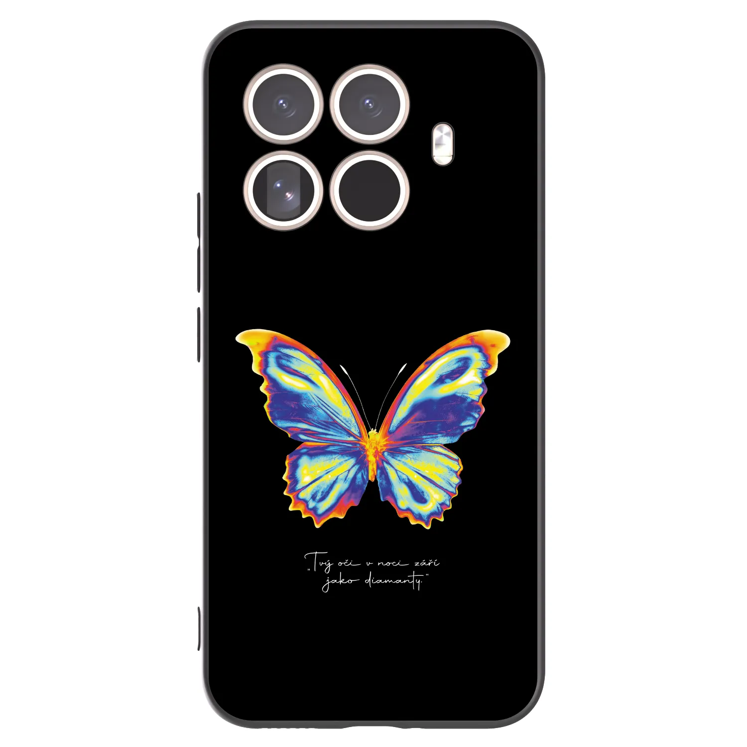 Picasee Μαύρη θήκη σιλικόνης για Xiaomi 15T Pro - Diamanty Black