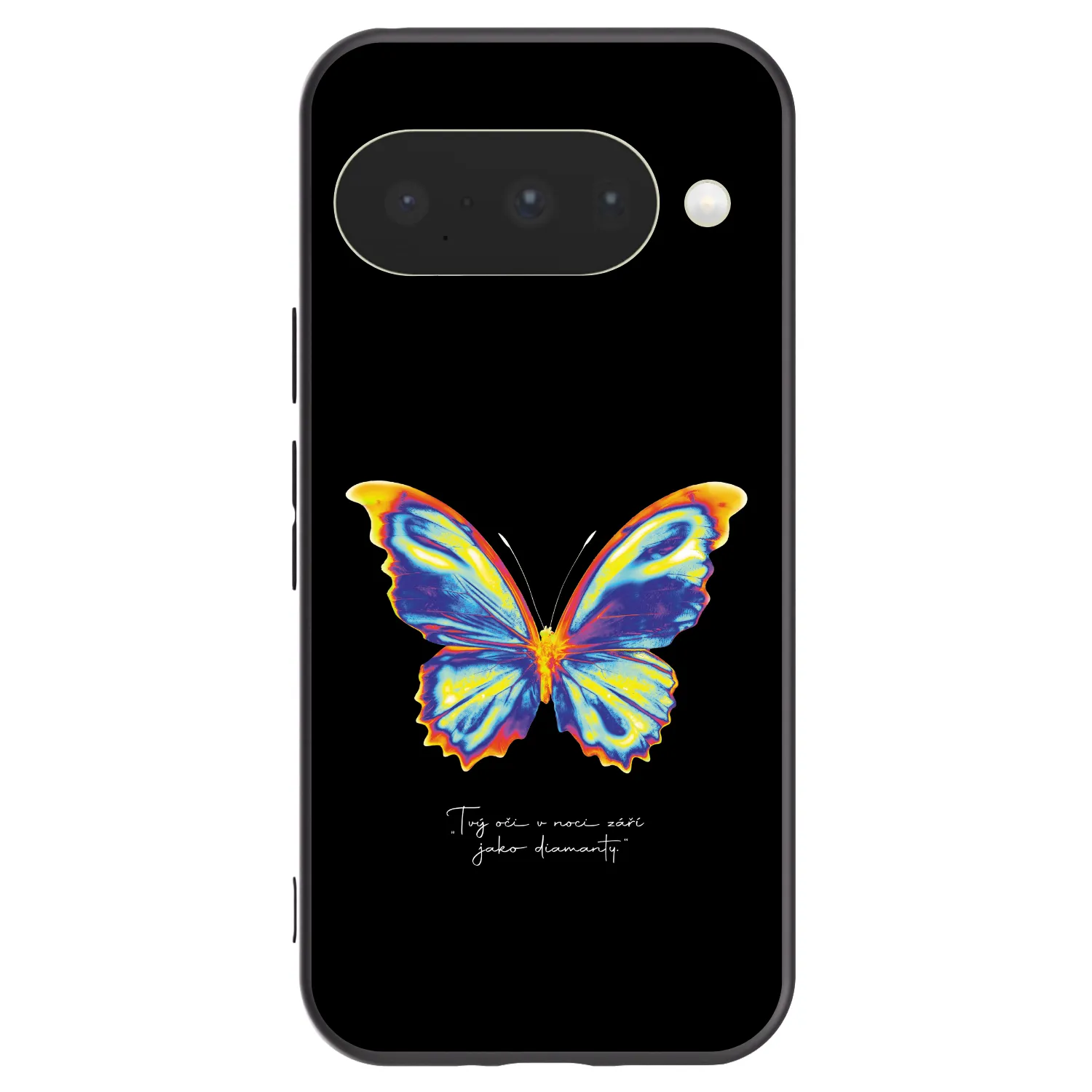 Picasee Μαύρη θήκη σιλικόνης για Google Pixel 10 - Diamanty Black