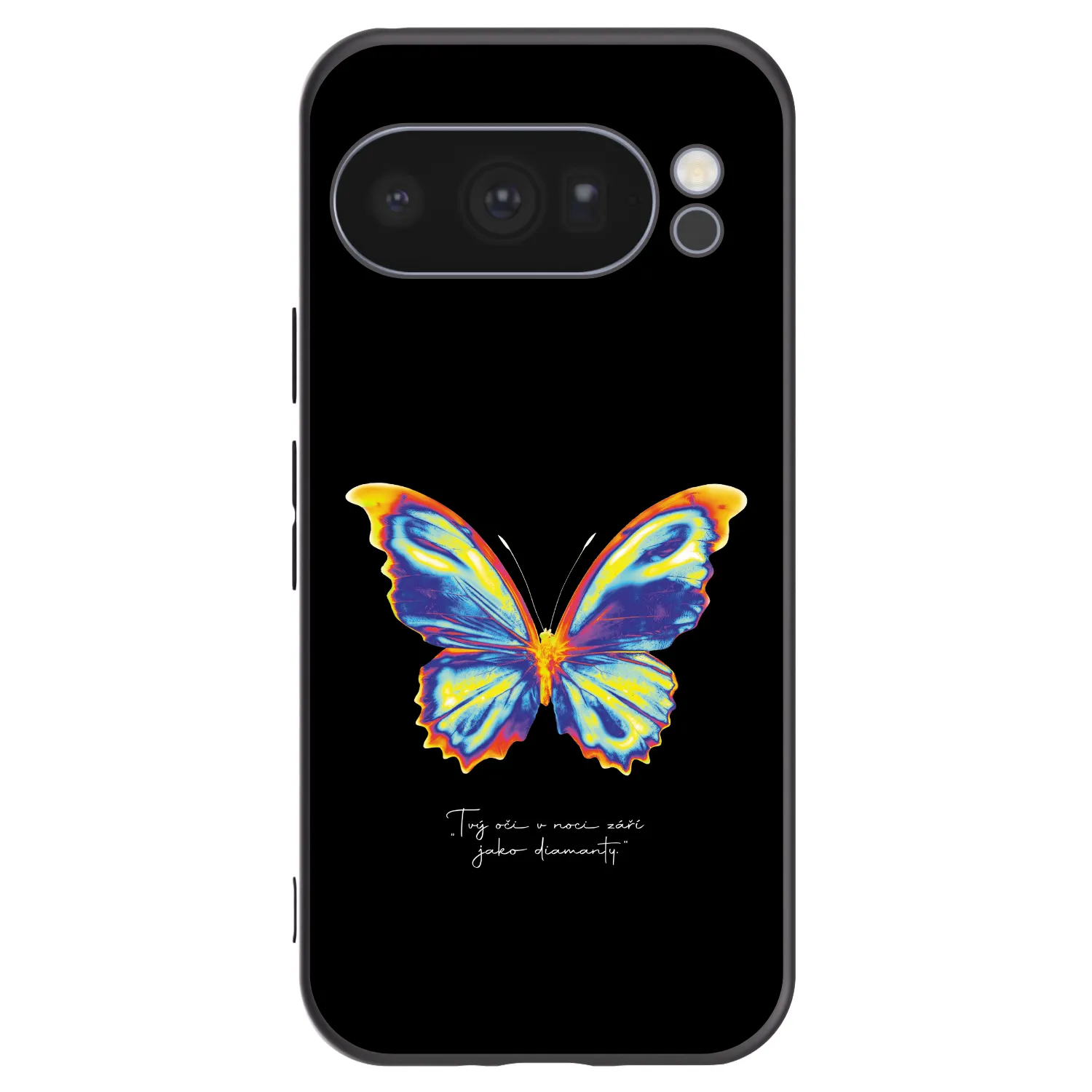 Picasee Μαύρη θήκη σιλικόνης για Google Pixel 10 Pro - Diamanty Black