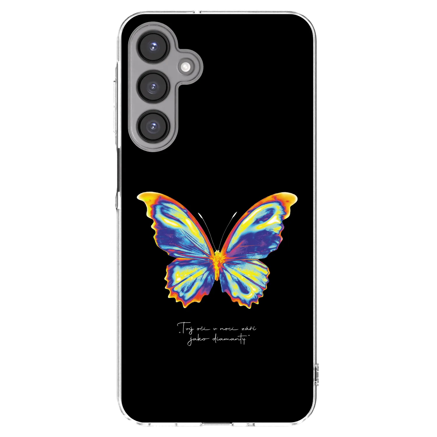 Picasee διαφανής θήκη σιλικόνης Samsung Galaxy A16 4G - Diamanty Black