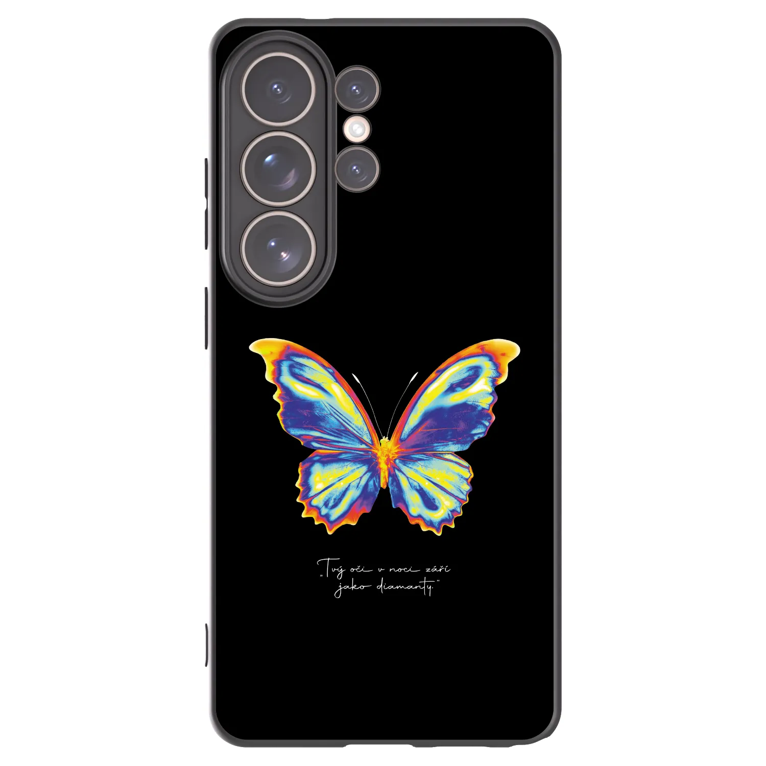 Picasee Μαύρη θήκη σιλικόνης για Samsung Galaxy S26 Ultra - Diamanty Black