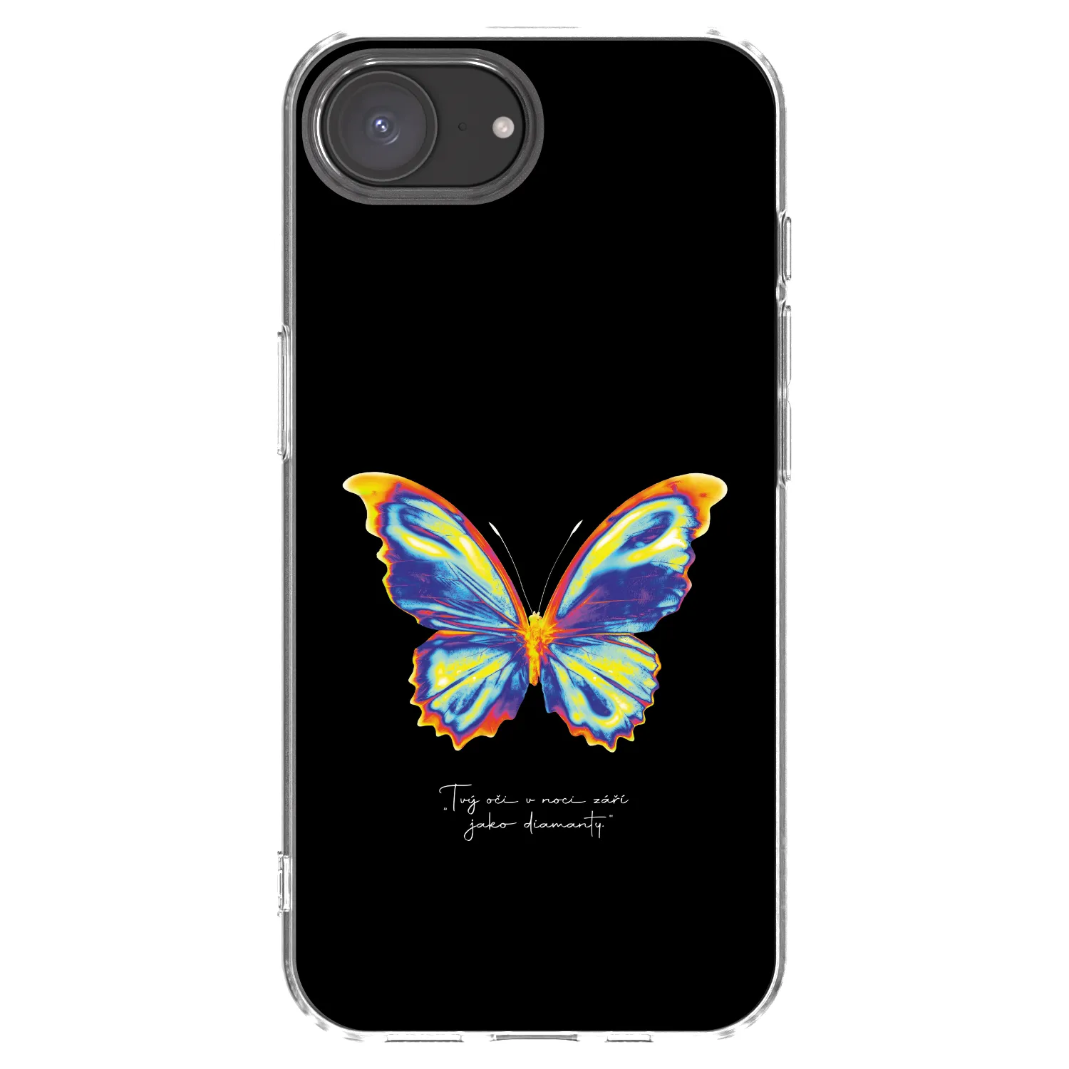 Picasee διαφανής θήκη σιλικόνης Apple iPhone 17e - Diamanty Black