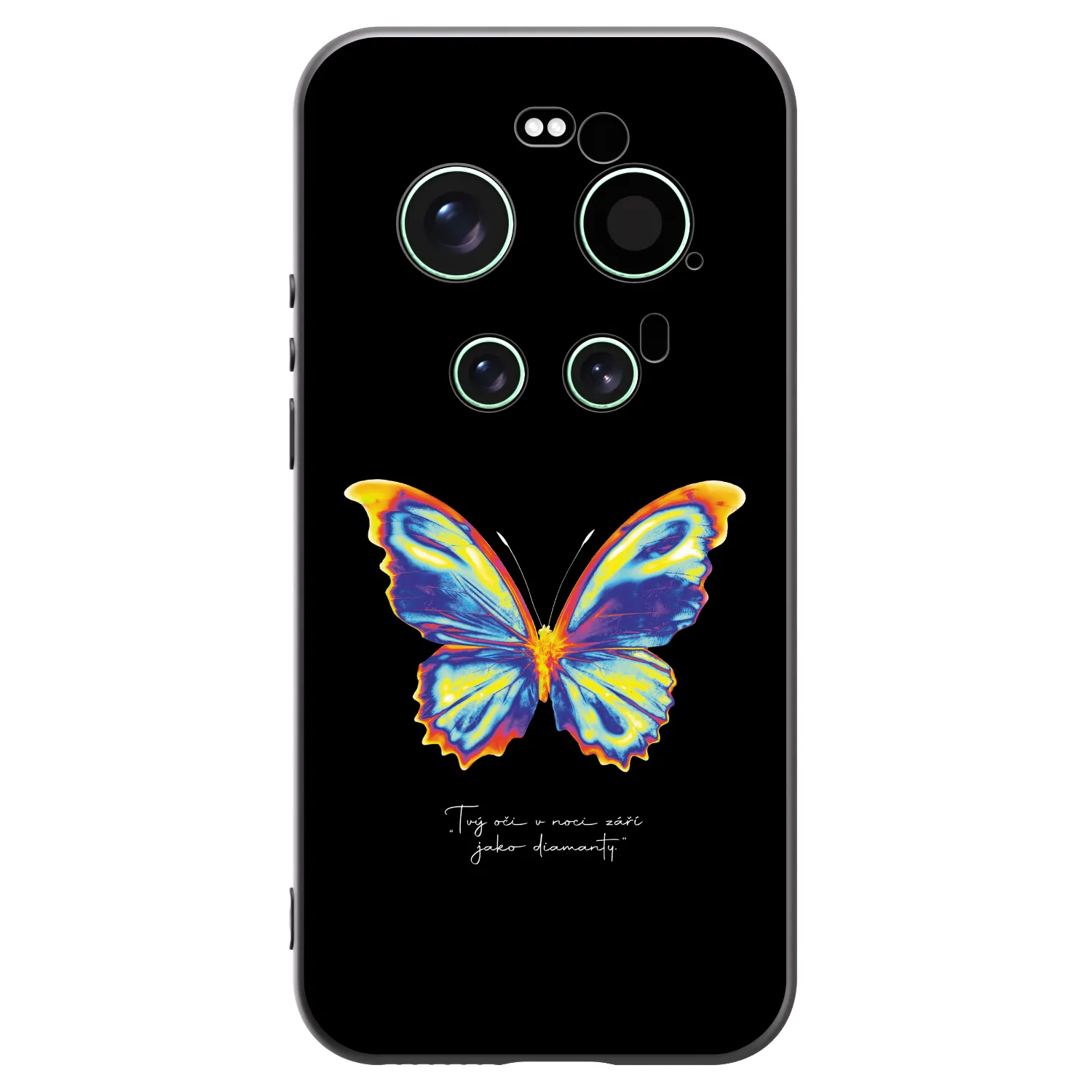 Picasee Μαύρη θήκη σιλικόνης για Xiaomi 17 Ultra - Diamanty Black