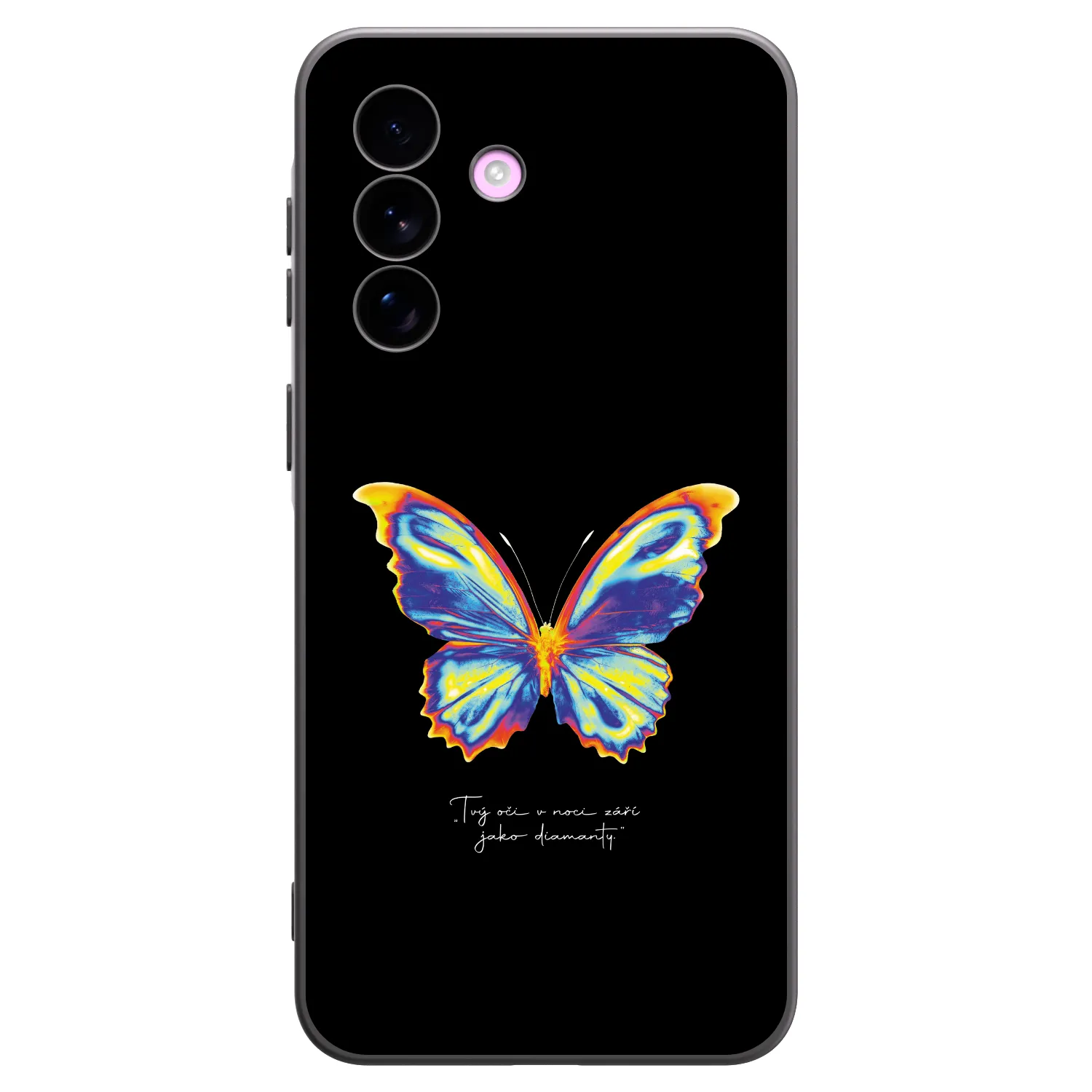 Picasee Μαύρη θήκη σιλικόνης για Samsung Galaxy A57 5G - Diamanty Black