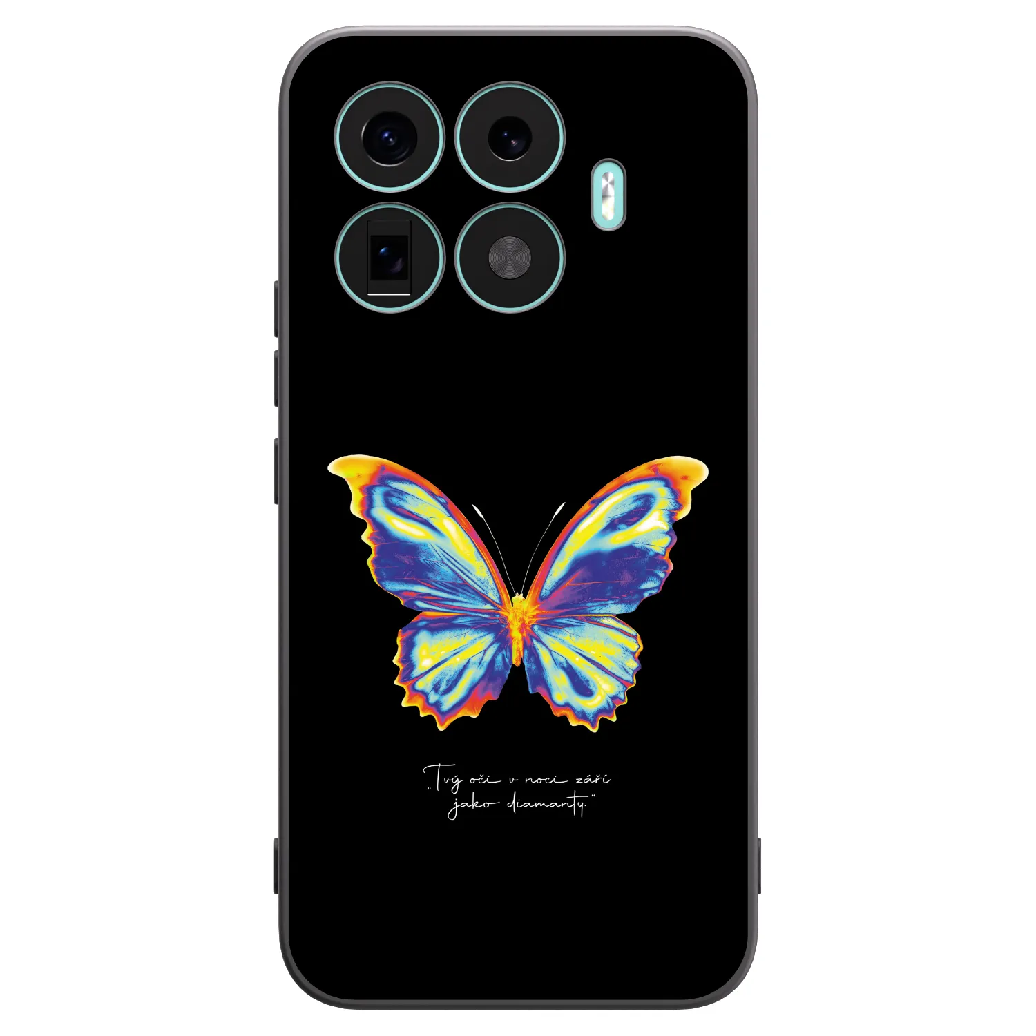 Picasee Μαύρη θήκη σιλικόνης για Xiaomi 17T Pro - Diamanty Black