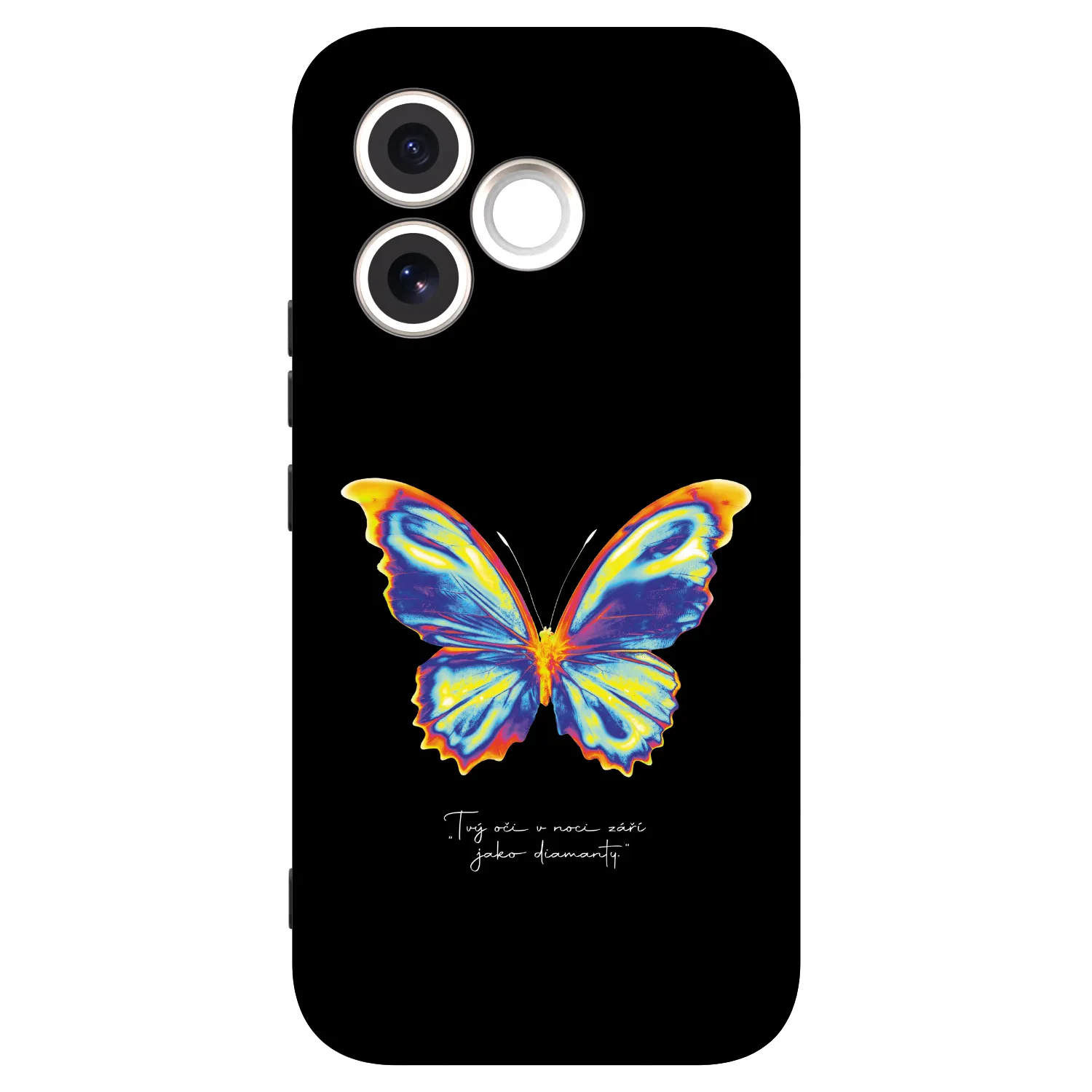 Picasee Μαύρη θήκη σιλικόνης για Honor 600 Lite - Diamanty Black