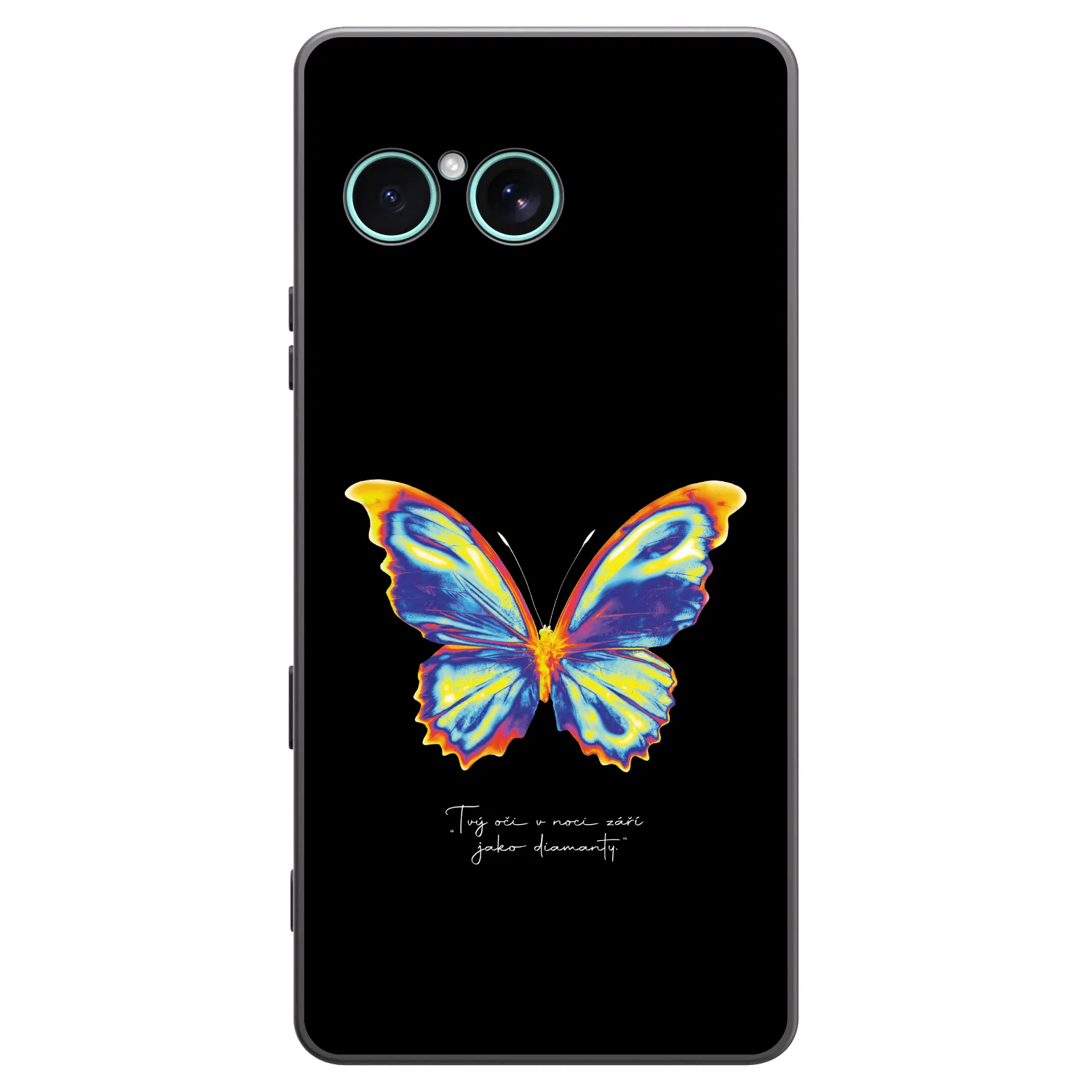 Picasee Μαύρη θήκη σιλικόνης για Sony Xperia 10 VII - Diamanty Black