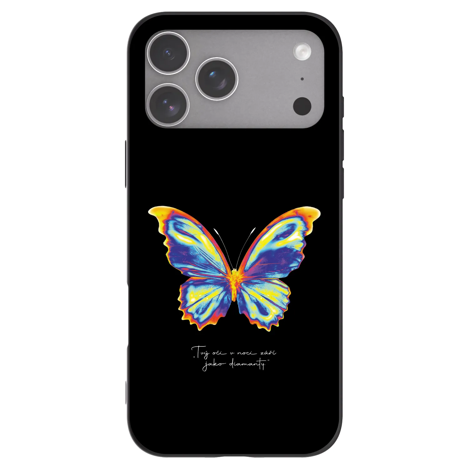 Picasee Μαύρη θήκη σιλικόνης για Apple iPhone 18 Pro Max - Diamanty Black