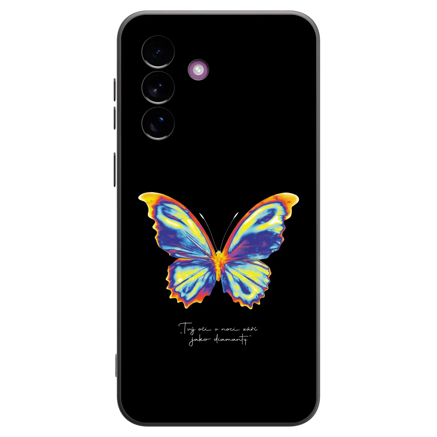 Picasee Μαύρη θήκη σιλικόνης για Samsung Galaxy A37 - Diamanty Black