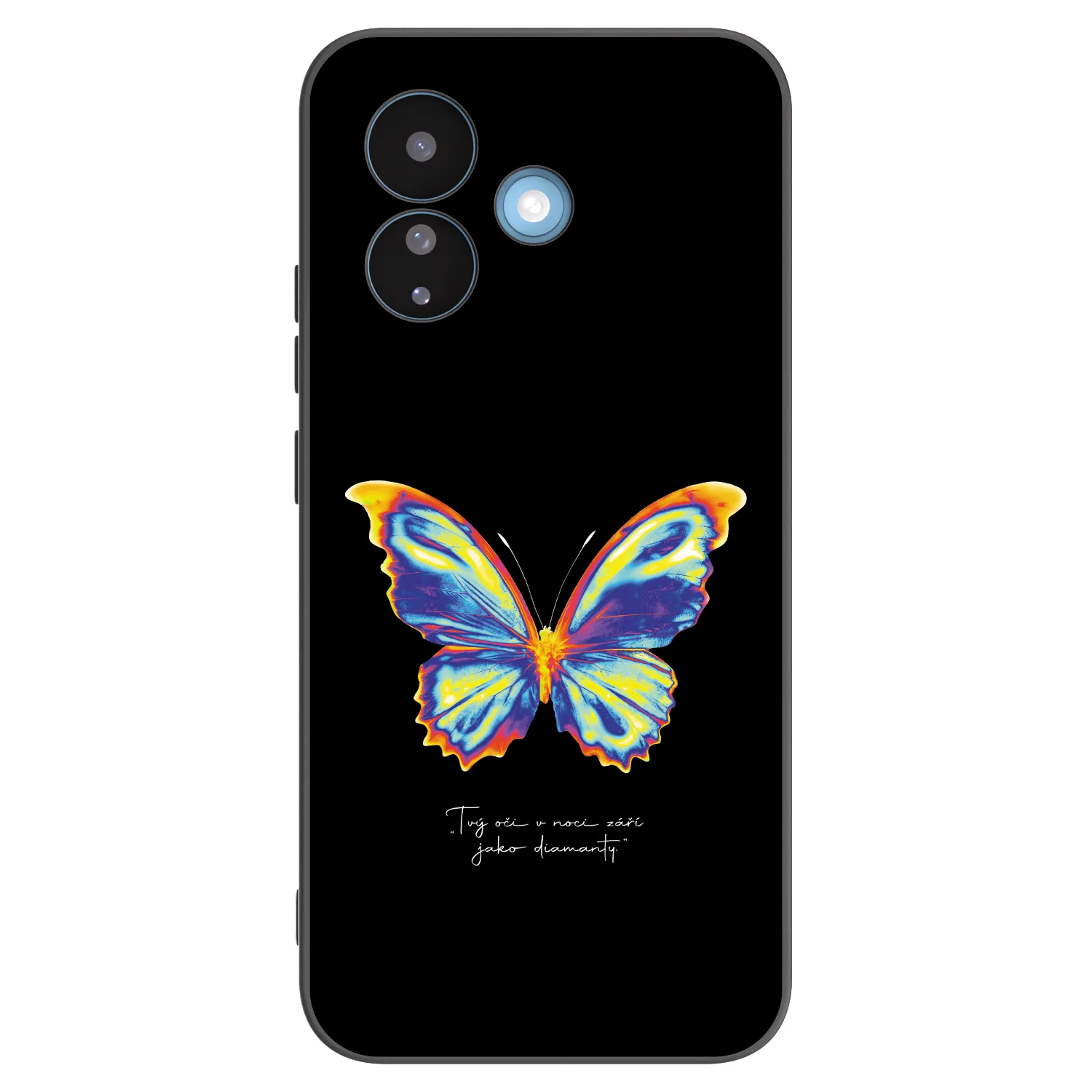 Picasee Μαύρη θήκη σιλικόνης για Xiaomi Redmi Note 17 Pro 5G - Diamanty Black