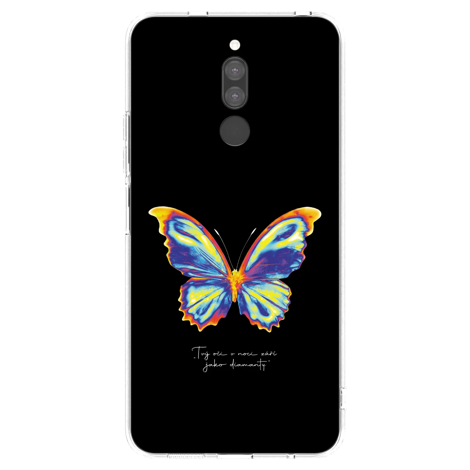 Picasee διαφανής θήκη σιλικόνης Xiaomi Redmi 8 - Diamanty Black