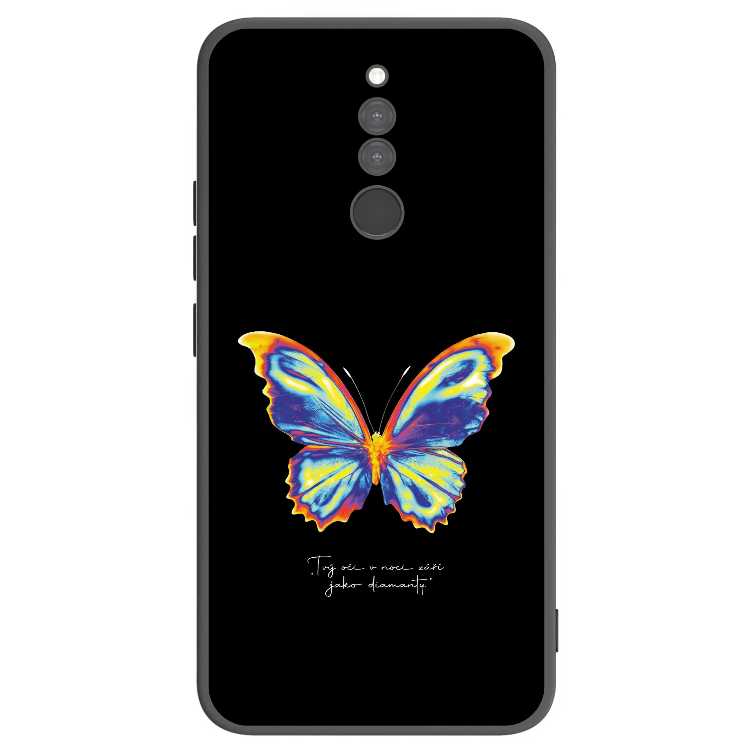 Picasee Μαύρη θήκη σιλικόνης για Xiaomi Redmi 8 - Diamanty Black