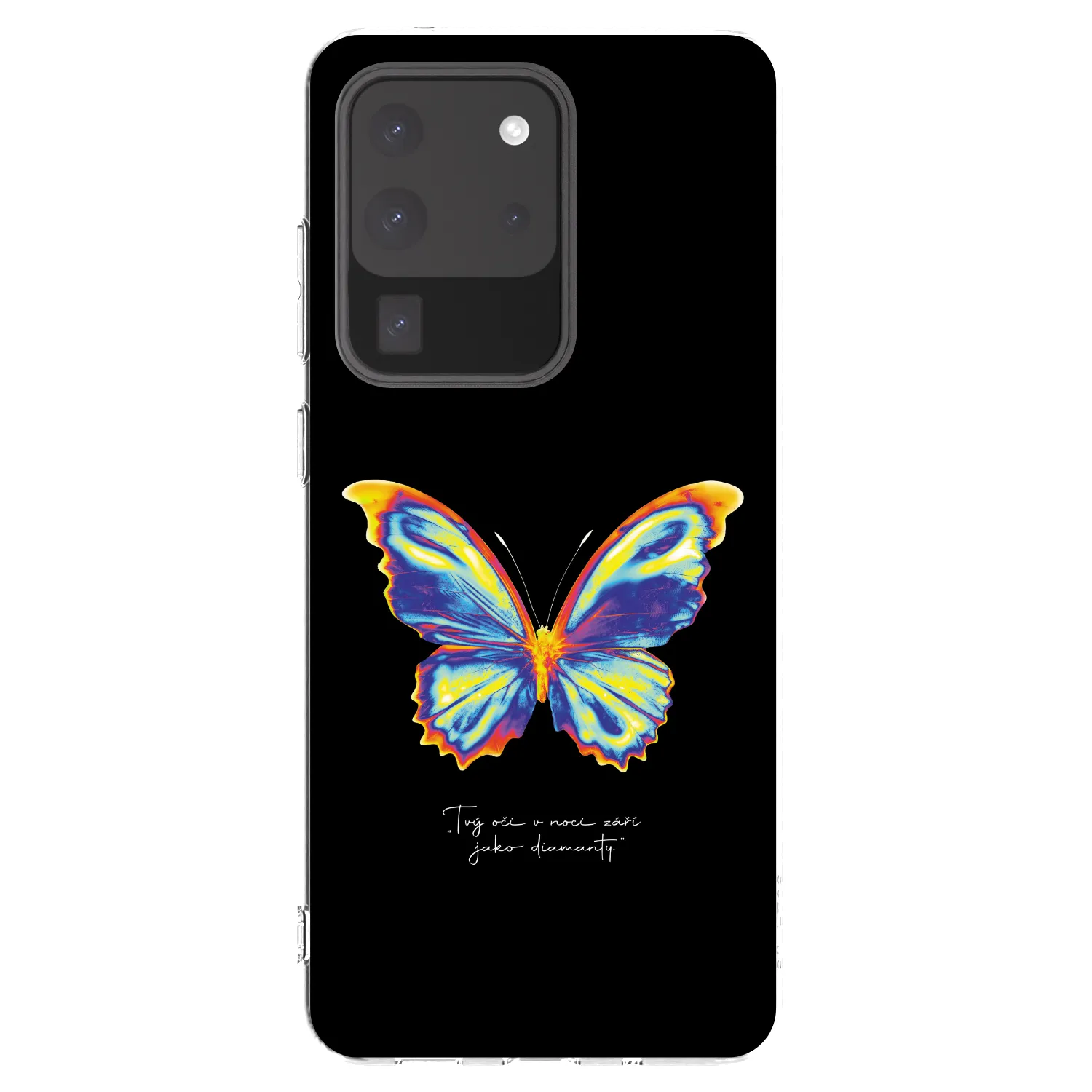 Picasee διαφανής θήκη σιλικόνης Samsung Galaxy S20 Ultra 5G G988F - Diamanty Black