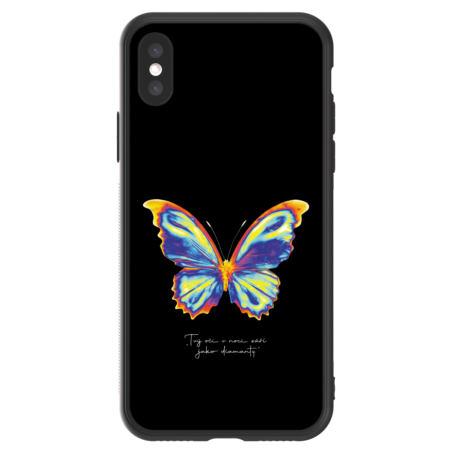 Picasee ULTIMATE CASE για Apple iPhone X/XS - Diamanty Black