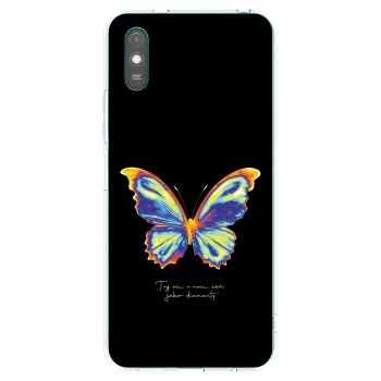Picasee διαφανής θήκη σιλικόνης Xiaomi Redmi 9A - Diamanty Black