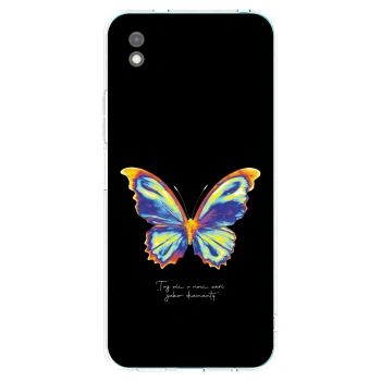 Picasee Μαύρη θήκη σιλικόνης για Xiaomi Redmi 9A - Diamanty Black