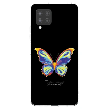 Picasee διαφανής θήκη σιλικόνης Samsung Galaxy A42 A426B - Diamanty Black