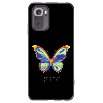 Picasee Μαύρη θήκη σιλικόνης για Xiaomi Redmi Note 10S - Diamanty Black