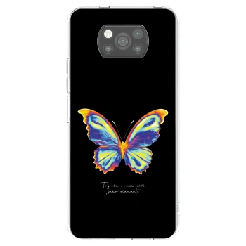 Picasee Μαύρη θήκη σιλικόνης για Xiaomi Poco X3 Pro - Diamanty Black