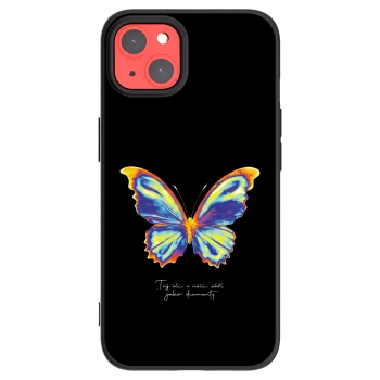 Picasee Μαύρη θήκη σιλικόνης για Apple iPhone 13 - Diamanty Black