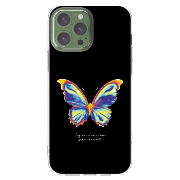 Picasee διαφανής θήκη σιλικόνης Apple iPhone 13 Pro Max - Diamanty Black