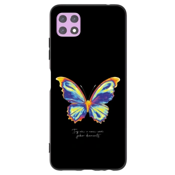 Picasee Μαύρη θήκη σιλικόνης για Samsung Galaxy A22 A226B 5G - Diamanty Black