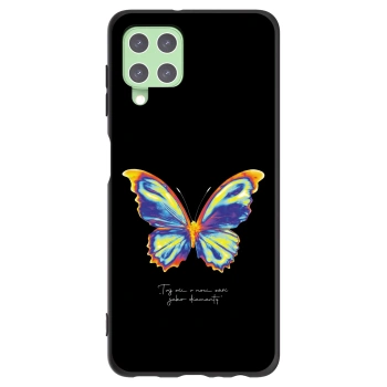 Picasee Μαύρη θήκη σιλικόνης για Samsung Galaxy A22 A225F 4G - Diamanty Black