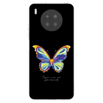 Picasee διαφανής θήκη σιλικόνης Huawei Nova 8i - Diamanty Black