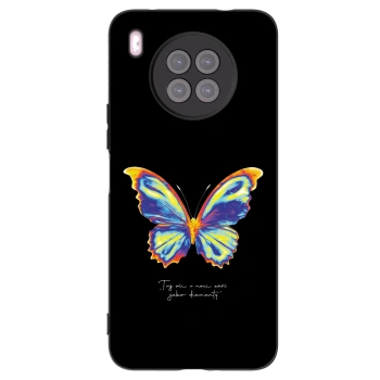 Picasee Μαύρη θήκη σιλικόνης για Huawei Nova 8i - Diamanty Black