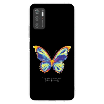Picasee διαφανής θήκη σιλικόνης Xiaomi Poco M3 Pro 5G - Diamanty Black
