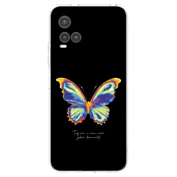 Picasee διαφανής θήκη σιλικόνης Vivo Y33s - Diamanty Black