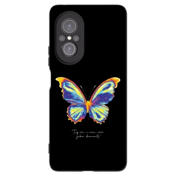 Picasee Μαύρη θήκη σιλικόνης για Huawei Nova 9 SE - Diamanty Black