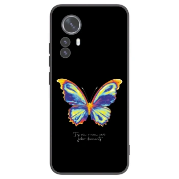 Picasee Μαύρη θήκη σιλικόνης για Xiaomi 12 Pro - Diamanty Black