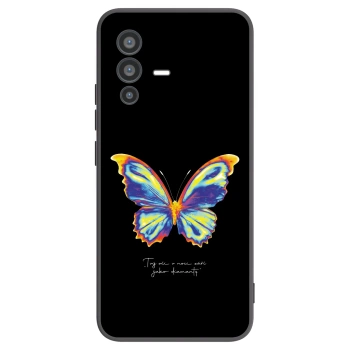 Picasee Μαύρη θήκη σιλικόνης για Vivo V23 5G - Diamanty Black