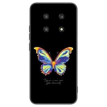 Picasee Μαύρη θήκη σιλικόνης για Honor Magic4 Lite 5G - Diamanty Black