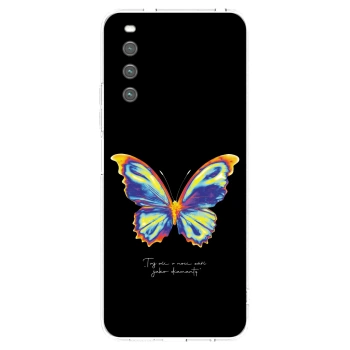 Picasee διαφανής θήκη σιλικόνης Sony Xperia 10 IV 5G - Diamanty Black