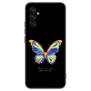 Picasee Μαύρη θήκη σιλικόνης για Samsung Galaxy M13 M135F - Diamanty Black