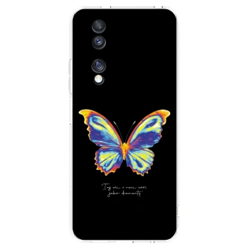 Picasee διαφανής θήκη σιλικόνης Honor 70 - Diamanty Black