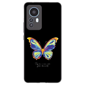 Picasee Μαύρη θήκη σιλικόνης για Xiaomi 12T Pro - Diamanty Black